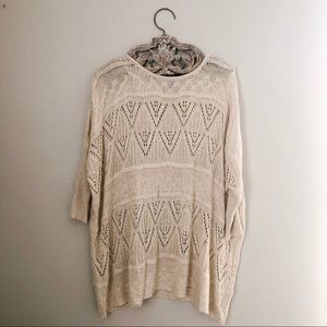 Forever 21 Oversized Feminine Sweater